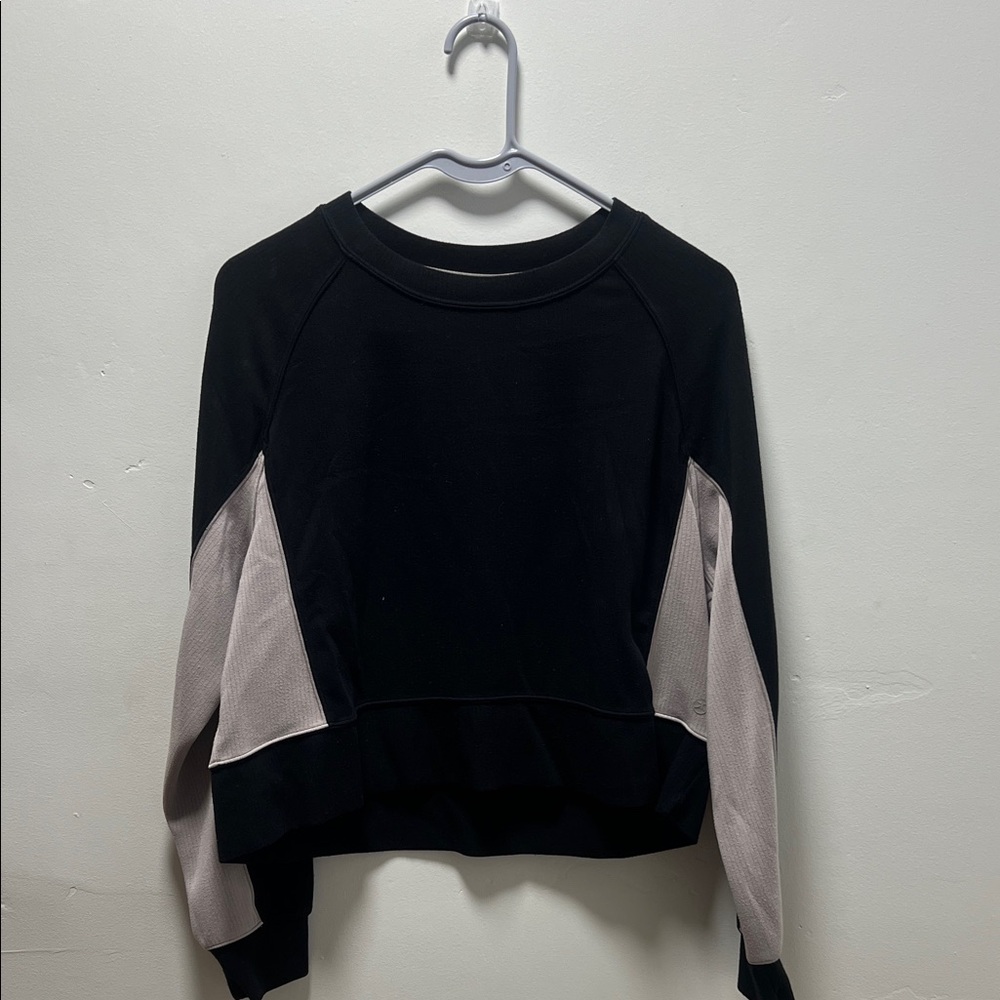 Danskin Women's Black and Beige Athleisure Top